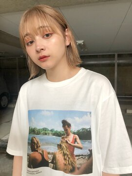 パーク(PAAQ) 【PAAQ田中】海外志向のラテガール必見！ブロンド×グランジボブ