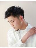 アップバング ツーブロック ベリショ スパイキーショート