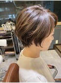 涼夏スッキリミニボブ 美髪美彩カラー