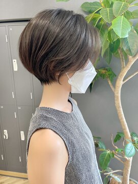 ジアン テラス(GIEN TERRASSE) #ショートヘア #マッシュフォルム #すきバサミ無し