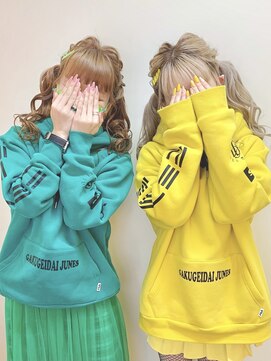 ディア(.eer) ライブヘアセット // ＊ * ふわふわツインテール  *＊