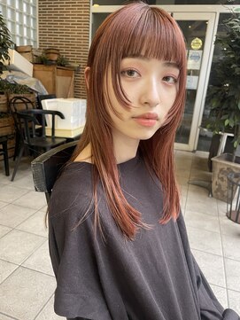 デイジー(Daisy) 天神 大名 オレンジベージュ 顔周りレイヤー