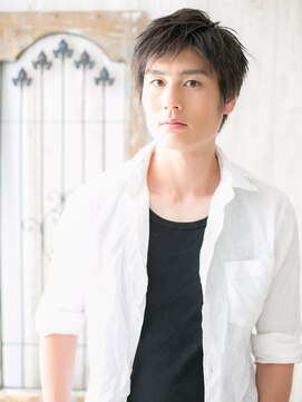 モッズヘアメン 名護大東店(mod's hair men) ≪mod's men≫アッシュブラックで爽やか♪ツーブロックショートc