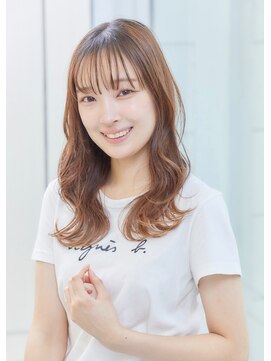 ミチオ ノザワ ヘアサロン ギンザ(Michio Nozawa HAIR SALON Ginza) 池上まさよし/デジタルパーマ/ベージュブラウン/毛先パーマ/銀座