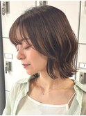 30代40代大人女性/前髪ありショートボブ/ショートヘア/髪質改善