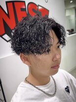 オーシャントーキョー ウエスト 心斎橋(OCEAN TOKYO WEST) 波巻きパーマメンズツイストスパイラルパーマツーブロック