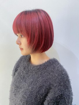 ネオリーブアイム 横浜西口店(Neolive aim) 個性派デザインカラー、レッド×グレー♪ 【横浜】