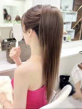 ヘアセット&メイク専門店 カスミ(Kasumi) 高めストレートボニー