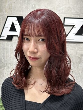 オルズ 渋谷(ALLZ) ブリーチなしでできるレッドカラーケアカラートリートメント