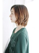 シュシュット(chouchoute)&nbsp;レイヤーカットウェットヘアデザインカラーオリーブベージュ/079