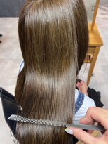 アイノアシェール 西宮(AInoa Cher) 【ビフォーアフターあり】髪質改善/オリーブブラウン