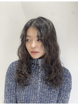 ウクラ バイ レシッド 池袋(uchla by rcid) 海外風☆細かめウェーブパーマ☆前髪ウェーブ