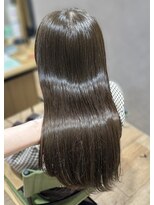 美容室 アクター 春に大人気・赤み消しカラー【オリーブグレージュ】