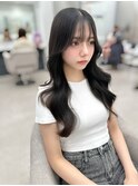大人可愛い20代30代40代小顔ワンサイドショートボブ丸み前下がり