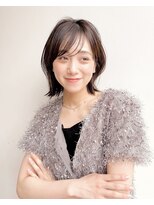 トルネード(TORNADO) 大人ミニボブ前髪長め切りっぱなしボブ丸顔面長絶壁K20250530