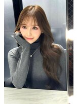 ランズ(LANDS)&nbsp;シールエクステ 顔まわりレイヤーカット 【韓国ヘア 大阪 梅田】