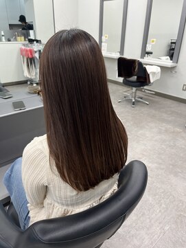 ガルボヘアー 桟橋店(garbo hair) ロング　顔まわりレイヤー　大人　トリートメント　スパ
