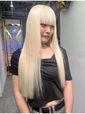 【ホワイトブロンド×髪質改善】