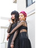 ○femme 二条○ポイントカラーとピンク