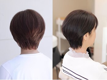 ウカ(uka)の写真/白髪染めに見えない自然なツヤと透明感*白髪ぼかしやデザインで楽しめる上質大人スタイルを叶えます♪