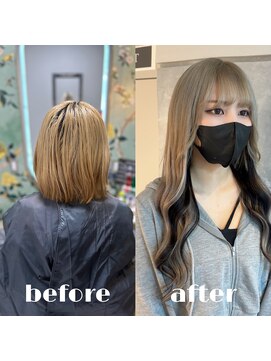 ガルボヘアー 心斎橋店(garbohair) アメ村×インナー×エクステ