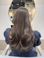 カラ フクオカ(Cara FUKUOKA)&nbsp;ミルキーベージュ&レイヤーカット《福岡ブリーチなしカラー》