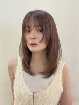 ガーデン 渋谷(GARDEN)&nbsp;ミディアム　レイヤーカット　似合わせ　内巻き　ラベンダー