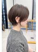 くびれヘア/ハイライトカラー/夏ショート/髪質改善