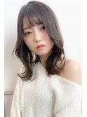レイヤーカットオリーブグレー髪質改善小顔前髪カット仙台