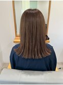 透明感あふれる大人可愛い切りっぱなしスタイル