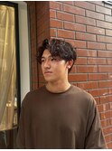 センターパート/メンズパーマ/シャドウパーマ