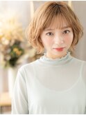 外国人風ハイトーンカラーボブウルフマッシュh4志木20代30代40代