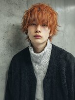イル プラス 原宿(iLe.+) MEN’S HAIR/サーフカール/刈り上げセンターパート/ブリーチ