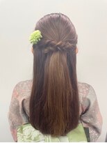 バサラ 横浜駅前店(VASARA) 横浜/着物ヘア/ハーフアップ/アレンジスタイル