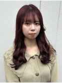 【ブリーチなしWカラー】チェリーレッド