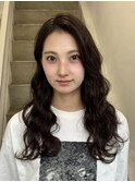 波巻きパーマ/ロング髪質改善白髪ぼかしセミロングボブショート