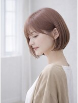 リトルウィッチ(Little witch)&nbsp;丸みボブ×ピンクブラウン