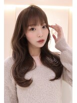 サンド ミュウ 横浜店(sand mieu)&nbsp;ロングレイヤー/韓国風/ウェーブ巻き/髪質改善/横浜駅/顔まわり
