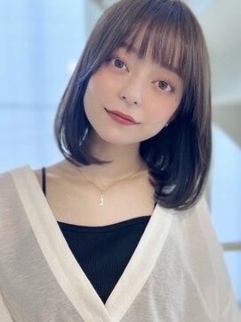 コート 青山(Cote) 美髪大人ボブ内巻きボブまとまるボブ艶グレージュココア