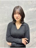韓国風くびれミディ×ダークグレージュ