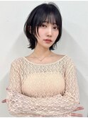 くびれボブ レイヤーボブ 顔まわりレイヤー 福岡ショート