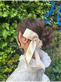 着物 推し活 へアメ ヘアセット 大阪