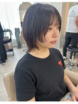 エレノア 渋谷公園通り店(Eleanor)&nbsp;【錦まりな】ボブのハッシュカット×シースルーバング