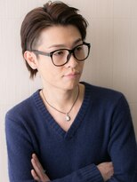 トニーアンドガイ メン 与野駅前店(TONI&GUY MEN)&nbsp;伸ばしかけオールバックダークアッシュフェードスタイルi与野