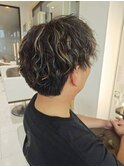 盛岡【ハイライト+シャドーパーマ】20代30代メンズオススメ◎