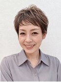 面長見えを解消／ピクシー/40代ベリーショート