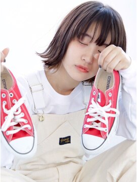 ロジェ(loje) *LOJE* 甘フェロでスウィートなぱっつんボブ。