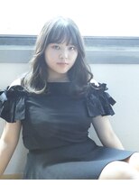 ヘア アンドメイク キヨシ(Hair and Make kiyoshi)&nbsp;kiyoshi/ガーリー　＊シースルーバング　ヨシンモリ＊