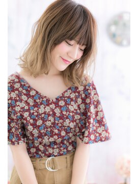 ヘアアンドビューティー ミック(Hair & Beauty miq) グラデカラーで★外国人風抜け感セミディa