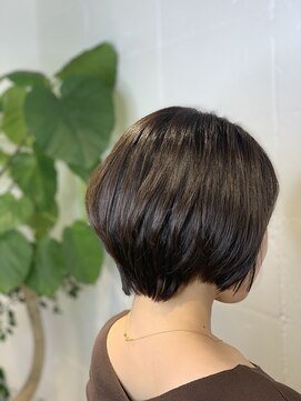 シェル 吉祥寺(shell) 暗くても透明感☆アッシュベージュ☆ショートボブ